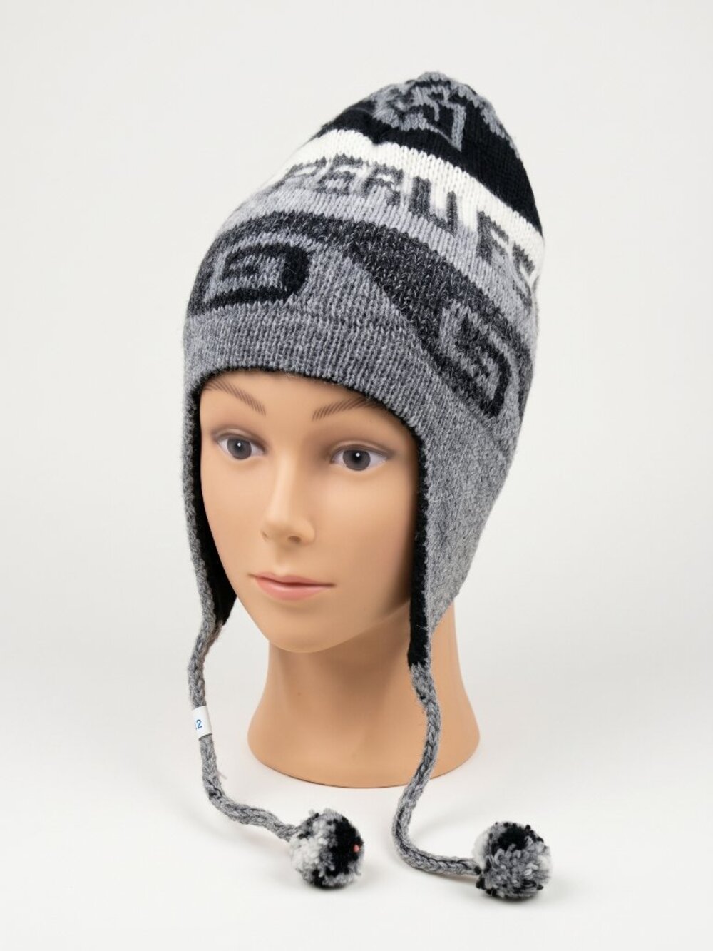 Traditional Andean Alpaca Wool Chullo β Warm Winter Hat